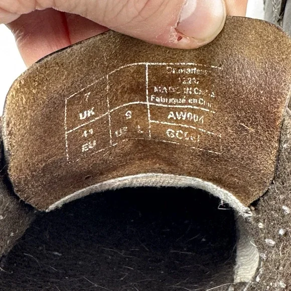 Dr Doc Martens Shoes Womens 9 Monk Strap Oxford Chunky Y2K Brown Leather Wedge - Picture 10 of 10